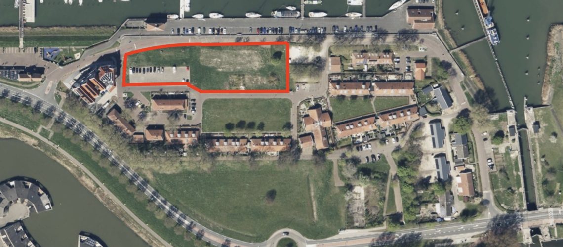 locatie van bouwplan op Werkeiland